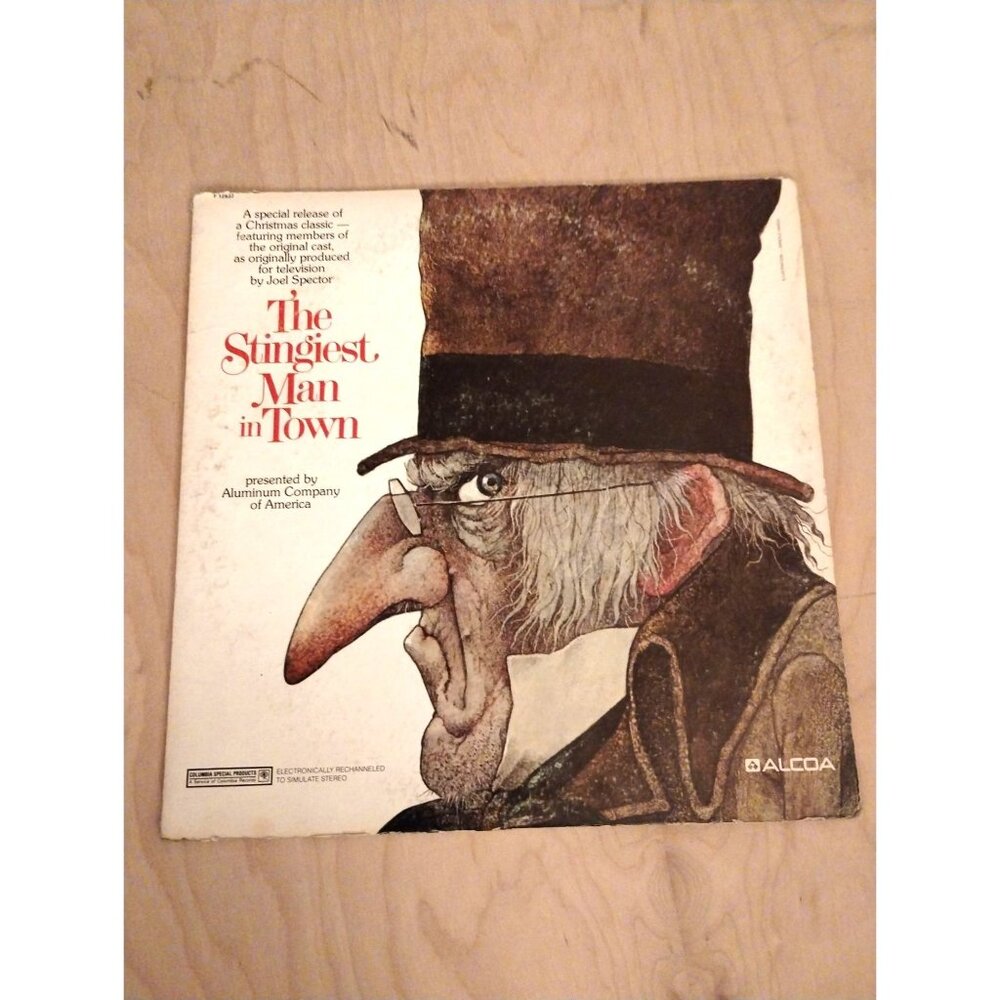 The Stingiest Man in Town Musical Vinyl Record